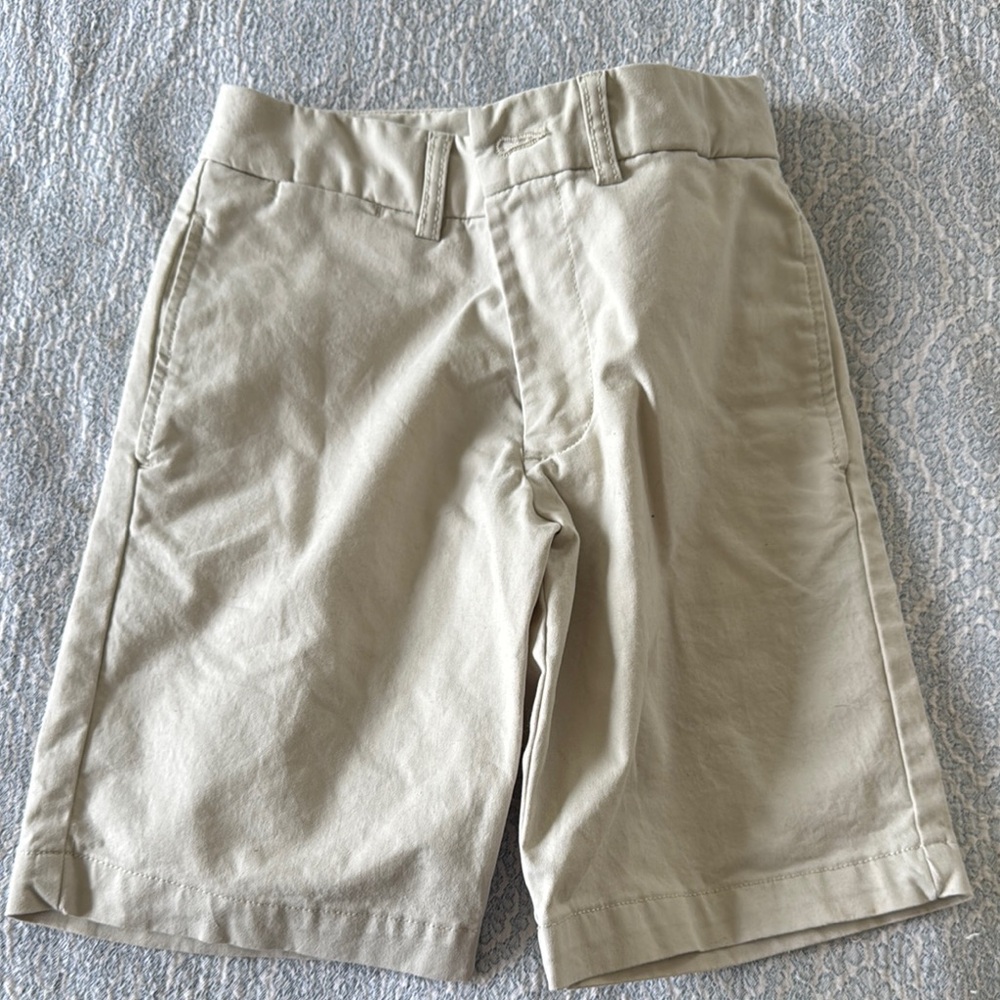 Polo by Ralph Lauren Beige Flat Front Shorts